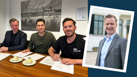 Ondertekening kavelverkoop Sign Activation